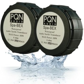 PQN Audio SpaBEX: 70W Waterproof Tactile Transducer for Spa, Float, Bath and Hot Tub