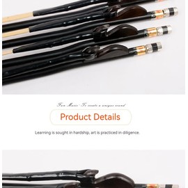 Professional Erhu Bow, Chinese Violin Bow，Erhu accessories, Chinese musical instrument accessories，Derived from horse tail hair (Style B)