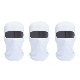 Generic 3PCS Thermal Full Face Masks Running for Adult Weather Gear Cycling, one hole