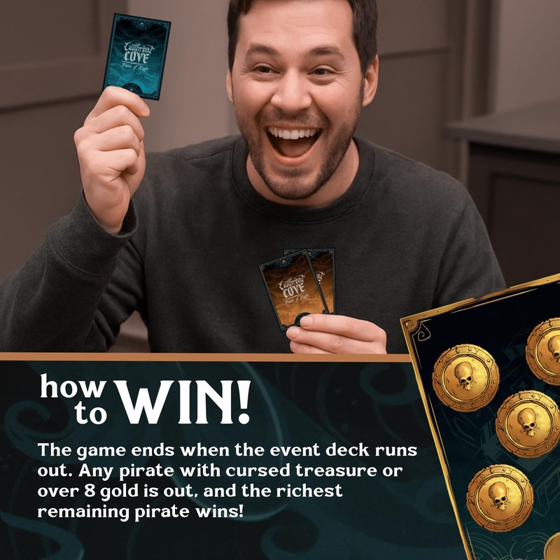 ZERO STRATEGY GAMES Cutthroat Cove: piezas de ocho