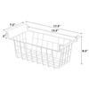 blitzlabs Chest Freezer Organizer Bins, Deep Freezer Basket Storage Wire