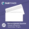 FairToner FairToner Briefumschlag DIN Lang Selbstklebend, (100 Stück) mit Innendruck