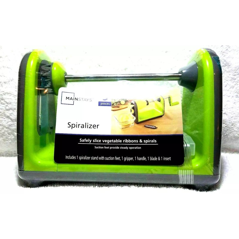Spiralizer NEW Mainstays 5 Pcs Spiralizer. Safely Slices Vegetable Ribbons