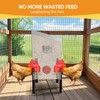 95 lb Chicken Feeder with 10 No-Waste Ports – Extra-Large