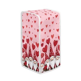 ZUXONGSY Gnome Can Opener Cover Pink Electric Can Opener Dust Cover Machine Washable Love Can Opener Dust Cover for Women Gift