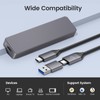 GiGimundo AJS10C M.2 NVMe SATA SSD Enclosure CNC Aluminum, Support