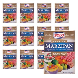 SOLO Marzipan, 8oz (Pack of 12) | Gluten-Free, Kosher Certified