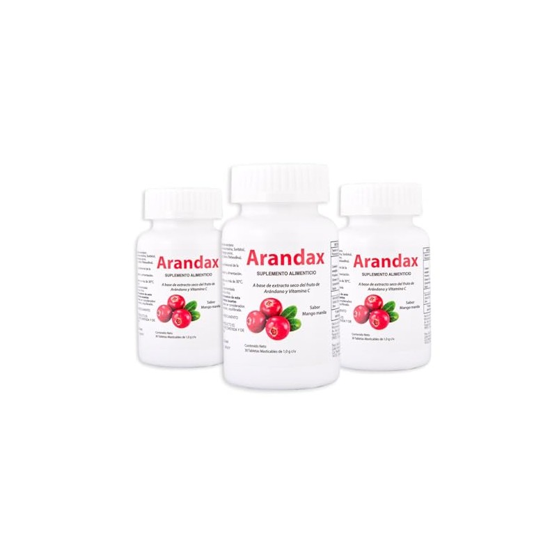 ARANDAX Extracto de arándano estandarizado (Pack of 3)