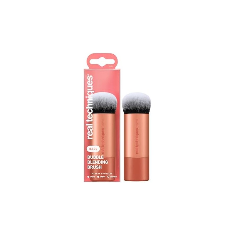 REAL TECHNIQUES, Bubble Blending Brush, Brochas para Maquillaje, Ideal para