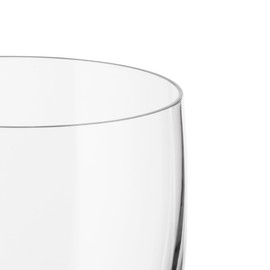 A di Alessi 5-1/4-Inch Glass Family Champagne Flute, Crystalline Glass, Set of 4 -