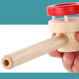 NUOBESTY Pack of 2 Ball Toy Wooden Striking Whistles Balance Floating Balls Toy Party Fillings for Children Toddlers