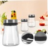 BIUDECO Stainless Steel Salt Pepper Pepper Condiment Jar Dispenser Perfect