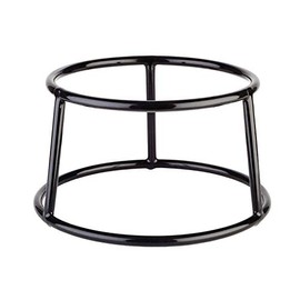 APS 33270 Multi Round Black Metal Buffet Stand with Non-Slip Coating Diameter 15.5/18 x 10 cm