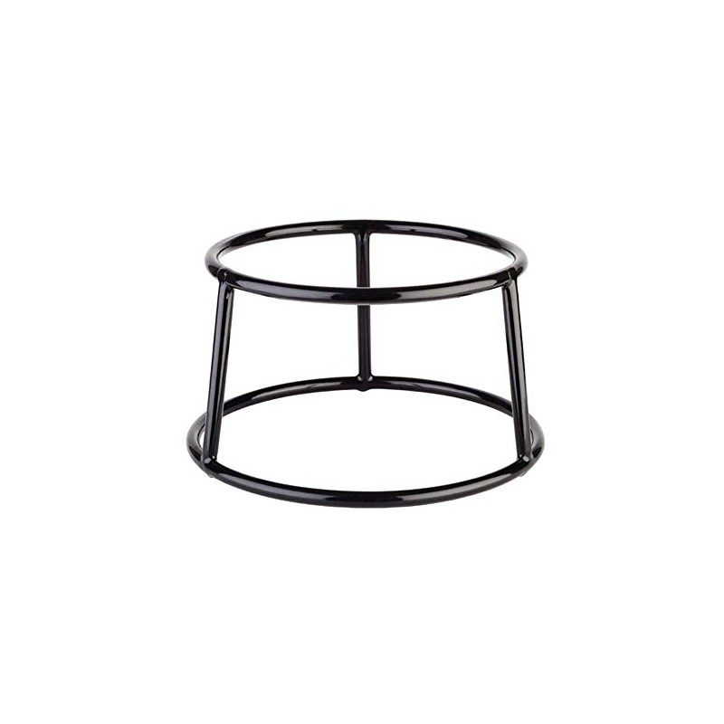 APS 33270 Multi Round Black Metal Buffet Stand with Non-Slip