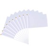 STOBOK Mini Hand Flag Plain DIY Hand Waving Flags Portable