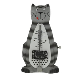 Wittner Taktell Kater 839021 mechanisch aufziehbares Metronom mit keepdrum Mikrofasertuch