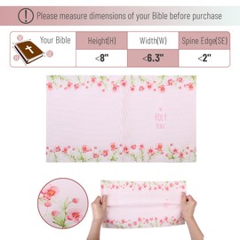 Mr. Pen- Bible Book Cover, 8.75" x 7.5", Bible Sleeve Cover, Book Covers for Bibles, Book Covers for Paperback Book Covers for Hardcover, Book Covers for Soft Cover Books