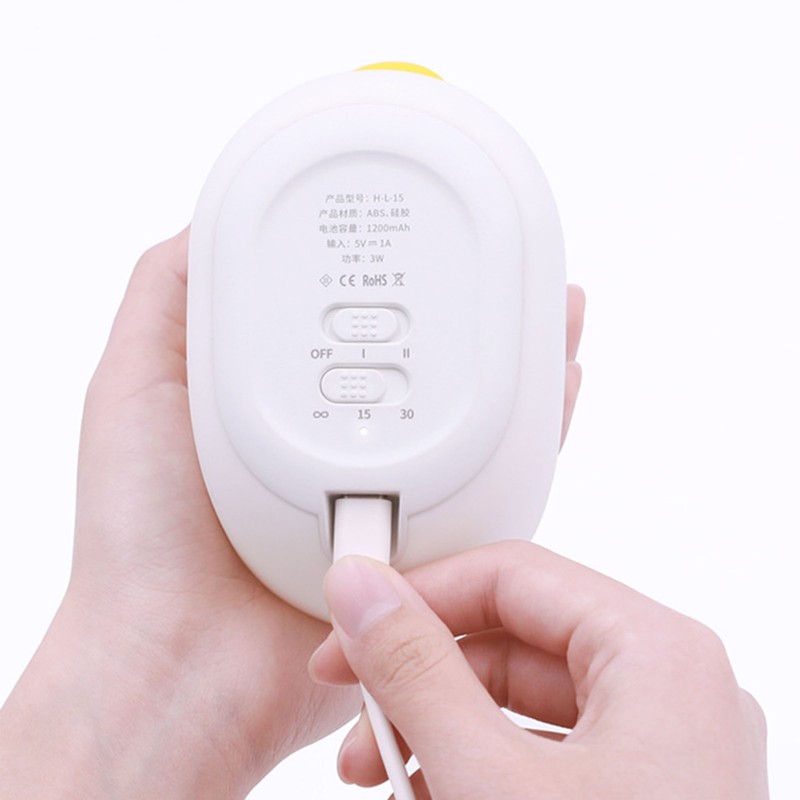 Duck Night Light Silicone Soft Lampshade Delay Automatic Light Off