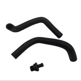 DOUQANG 2Pcs PCV Breather Hoses w/Valve Kit Black For Nissan Altima 2007 2008 2009 2010 2011 2012 2013 Replaces 11810-6N202 11823-JA00A 11826-JA00B