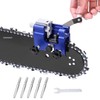 Chainsaw Sharpener, Portable Chain Saw Sharpening Tool Set with 5PCS