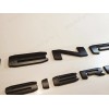 GMC 4PCS Set Matte Black Door Rear DENALI SIERRA Emblems