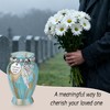 SOITIS Small Urns for Human Ashes Keepsake, 2.83 Inches Memorial