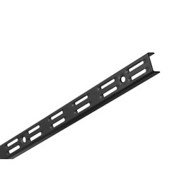 Element System Double Rod, Steel Hole Spacing 32 mm, Decor: Matte Black, Length 950 mm, RAL 9005