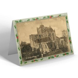 CHRISTMAS CARD - Vintage Hampshire - Romsey Abbey S.E.