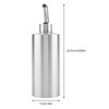 550mL Stainless Steel Oil Bottle Vinegar Sauce Dispenser Container Home