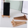 Operitacx 1pc Wooden Phone Stand Compact Tripod Display Holder for