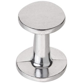 RSVP International Espresso Coffee Kitchen Tool Home and Commercial Use, Dual Sided Tamper, Aluminum Alloy