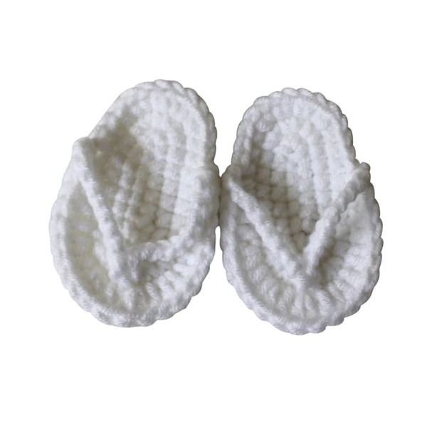 RORPOIR 1 Pair Photography Props Baby Photo Props Slippers Newborn White Mini