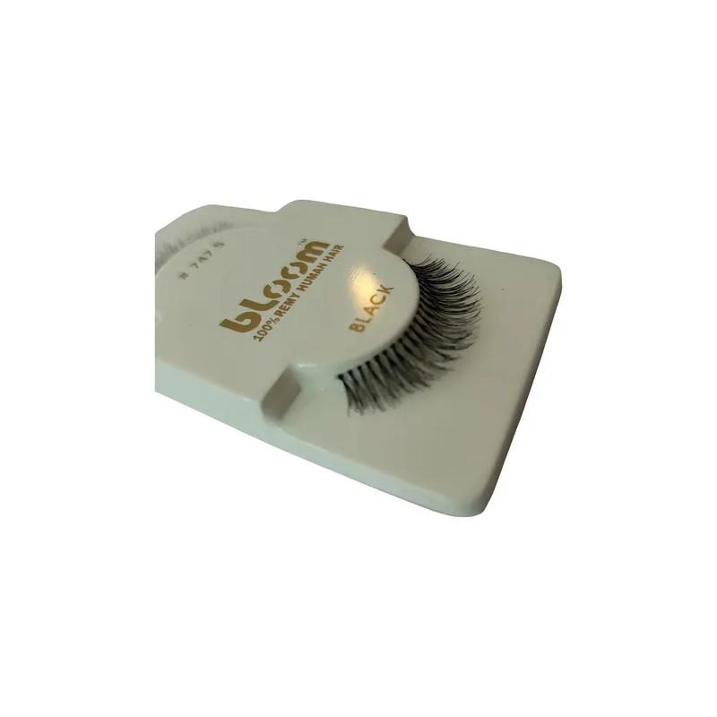 Pestañas Postizas Tira Bloom 747S Pelo Natural Tipo Mink Negro