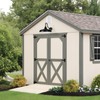 Diyel Solar Barn Light Outdoor, 16 Inch Dome Gooseneck Wall