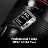 Lexar 512GB Professional 1066x SD Card, UHS-I, C10, U3, V30,