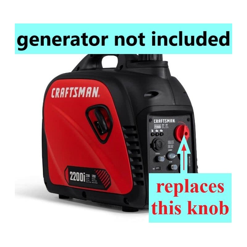 Compatible replacement knob for Craftsman 2200i and 2500i watts inverter