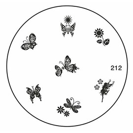 Original MoYou Nail Art Image Stamp Plate Number 212 Manicure