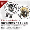 U0002 Golf Marker, Fujin, Thunder God, 1.3 inches (32 mm),