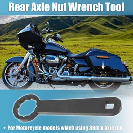 Motoforti 36mm Rear Wheel Axle Nut Torque Wrench Hand Tools HD-47925 Black