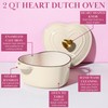 Paris Hilton Enameled Cast Iron Dutch Oven Heart-Shaped Pot with