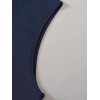 Latuza Men's Bamboo Viscose Nightshirt Sleeveless Sleep Shirt, Navy, Medium