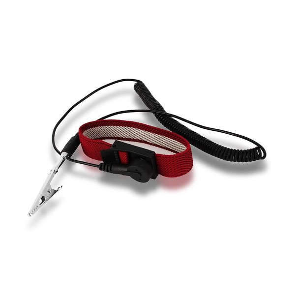 Tiiyee Antistatic Hand Strap Adjustable Band Grounding Bracelet for Grounding