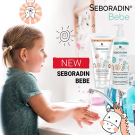 Seboradin Clean BEBE Protective Liquid Soap Antibacterial Thyme Oil Orange Oil D-Panthenol Relieves Irritation Hygiene and Protection Suitable for Children from 3 Years 200 ml