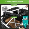NEWTRY Manual Trash Compactor Mini, 120L Home Manual Garbage Compressor