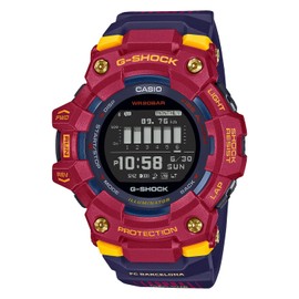 Casio G-SQUAD GBD-100 Series Watch, Limited Edition / FC Barcelona Matchday Collaboration, Water resistant to 20 ATM