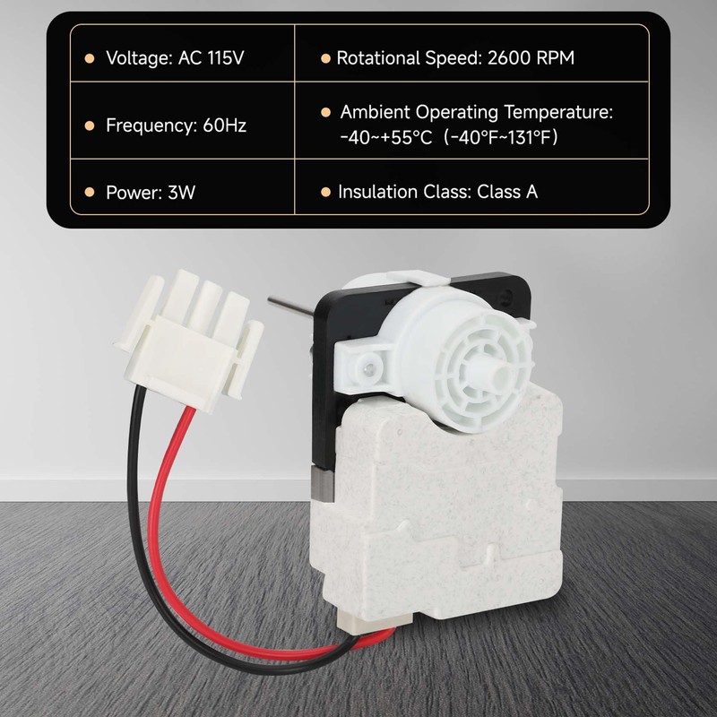 242077702, FDQC18EL4F, 242077705 Evaporator Fan Motor, 5304514392, A03788604 Blower Motor