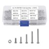 XSAJU Hex Bolt Nut M2.5 Hex Hole Screw Set of