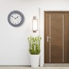 Presentime & Co Sandstone Outdoor Clock with Thermometer & Hygrometer
