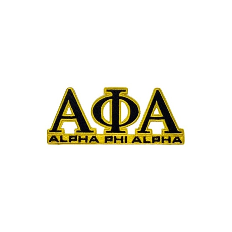 Alpha Phi-Alpha Brotherhood Patch (5") Iron on Embroidered Badge Emblem