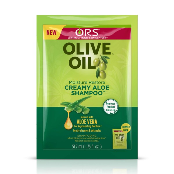 Organic Root Stimulator Olive Oil Creamy Aloe Shampoo, 1.75 oz (Pack of 3)